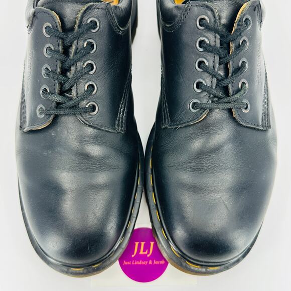 Dr. Martens Men's 8053 Made in England Black Leather Shoes Size 10 UK/ 11 US - Picture 4 of 13